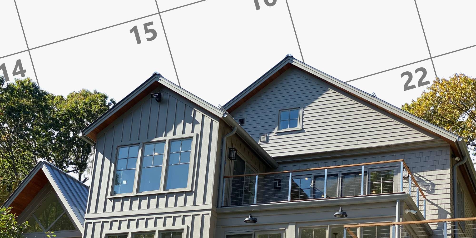 Timeline for a custom home in New Canaan, CT - TR Design Build