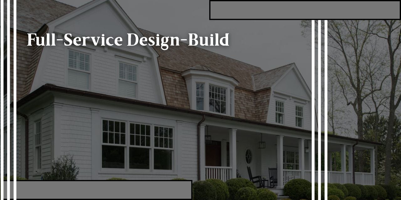 Design-Build is the right path to go with at TR Design Build of New Canaan, CT