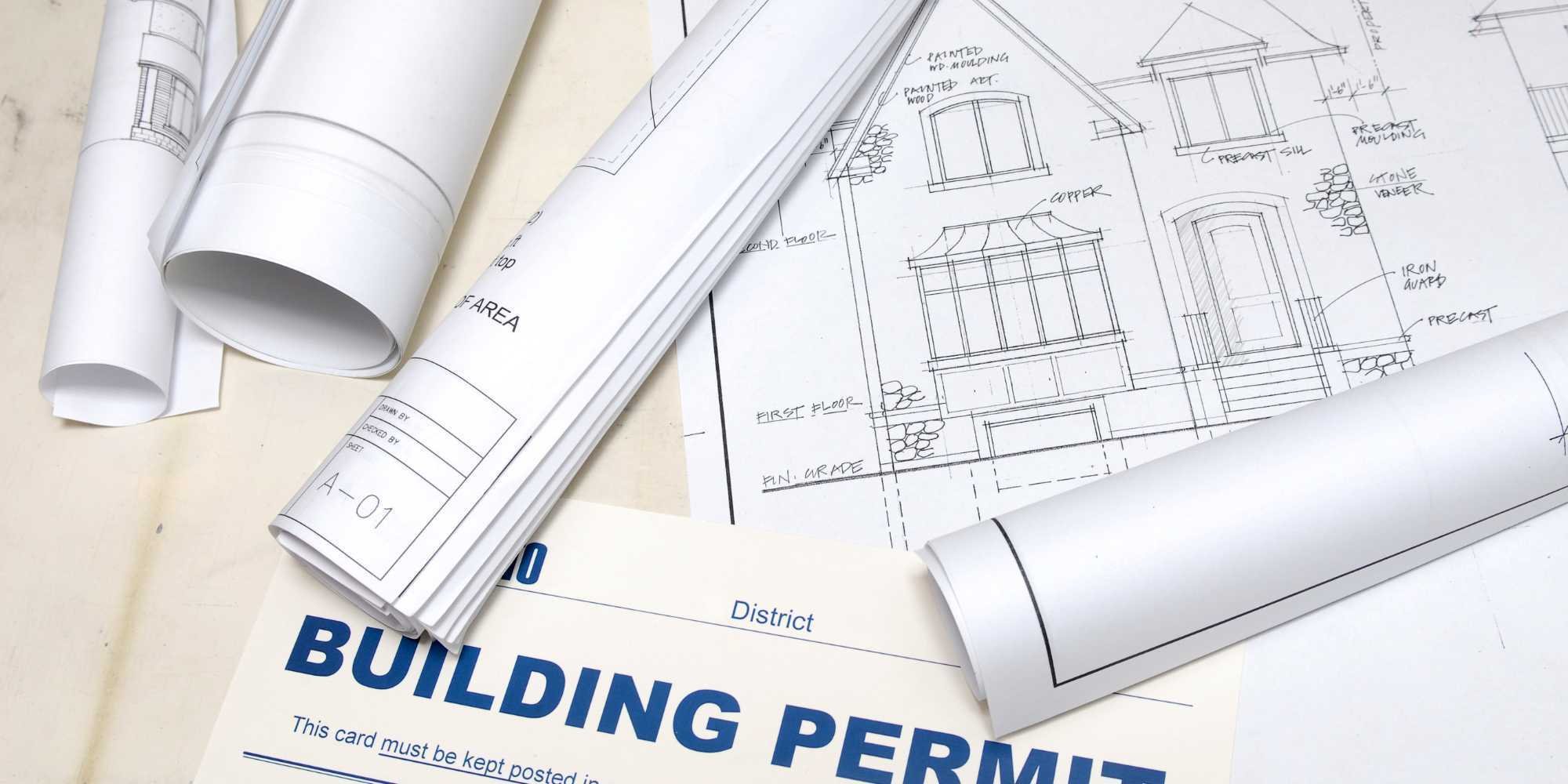 Building permit for a home renovation in New Canaan, CT by TR Design Build