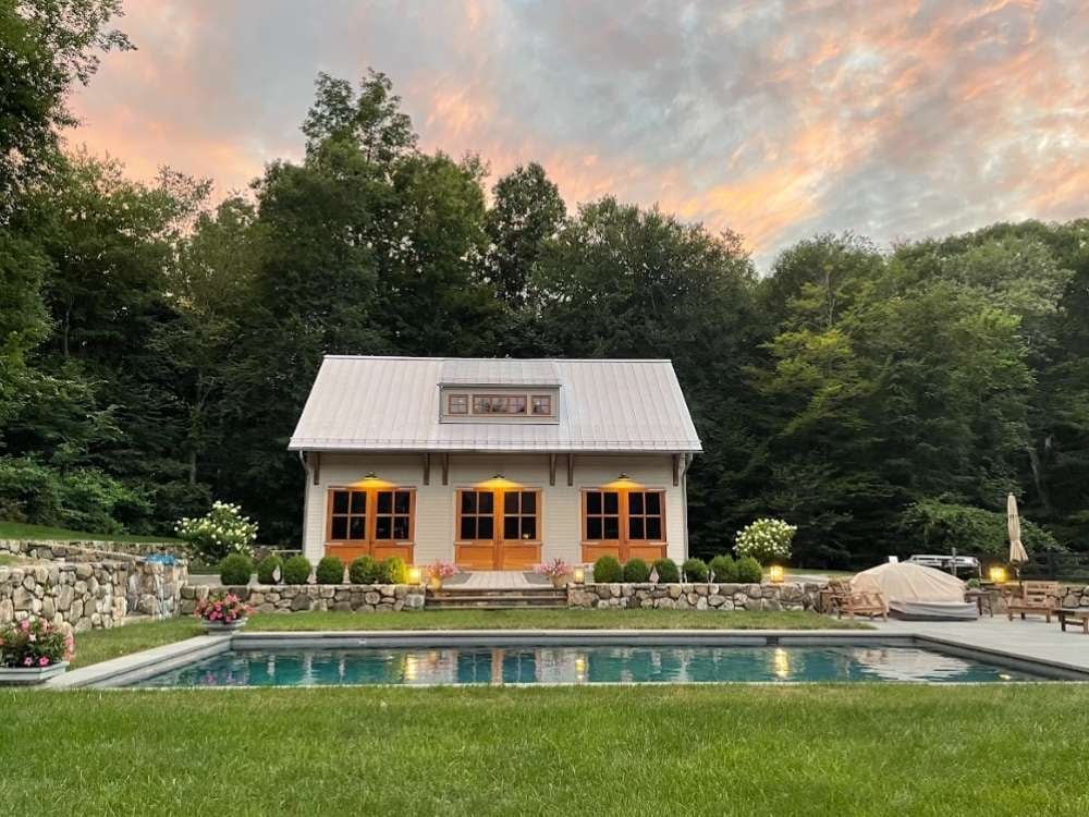 custom accessory unit built by TR Design Build in New Canaan, CT