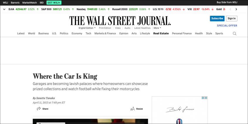 the wall street journal