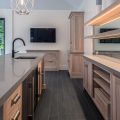 Wet bar and entertainment space